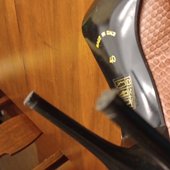 ALDO multi coloured reptile patterned heels - Picture 5 of 11